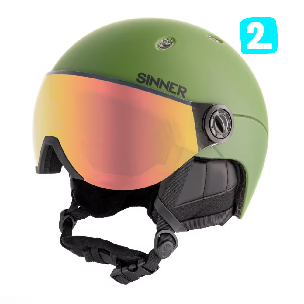 Sinner Titan Visor ski and snowboard helmet